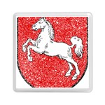 Coat Of Arms Of Lower Saxony Memory Card Reader (Square)