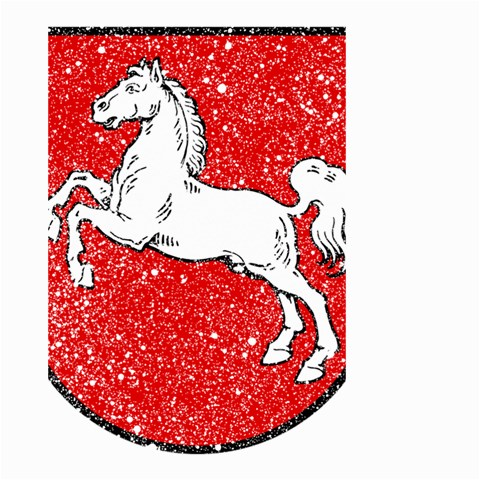 Coat Of Arms Of Lower Saxony Small Garden Flag (Two Sides) from ArtsNow.com Front