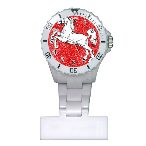 Coat Of Arms Of Lower Saxony Plastic Nurses Watch from ArtsNow.com Front