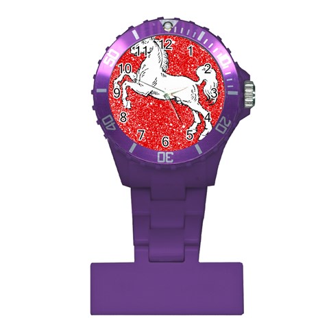 Coat Of Arms Of Lower Saxony Plastic Nurses Watch from ArtsNow.com Front