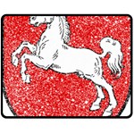 Coat Of Arms Of Lower Saxony Double Sided Fleece Blanket (Medium)