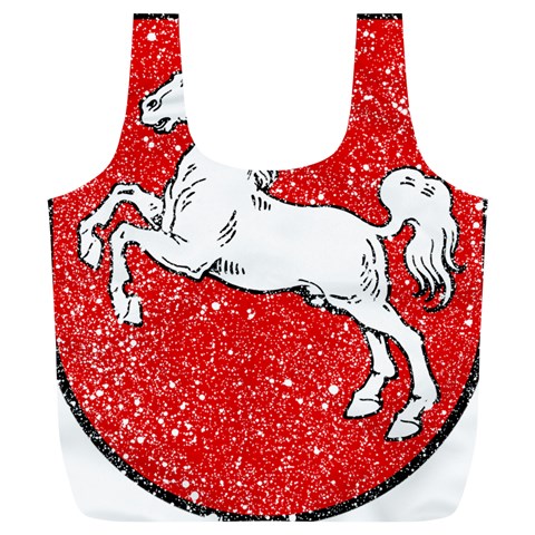 Coat Of Arms Of Lower Saxony Full Print Recycle Bag (XL) from ArtsNow.com Back