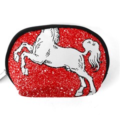 Coat Of Arms Of Lower Saxony Accessory Pouch (Medium) from ArtsNow.com Back