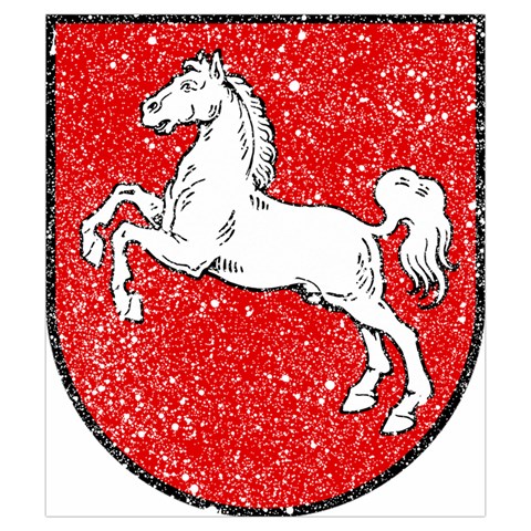 Coat Of Arms Of Lower Saxony Drawstring Pouch (Small) from ArtsNow.com Front