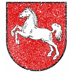 Coat Of Arms Of Lower Saxony Drawstring Pouch (Medium) from ArtsNow.com Back