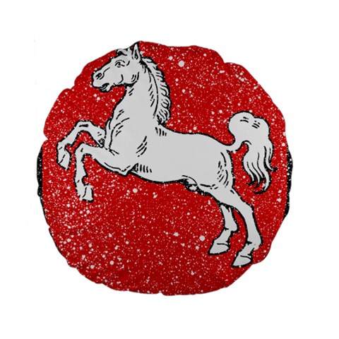 Coat Of Arms Of Lower Saxony Standard 15  Premium Flano Round Cushion  from ArtsNow.com Front