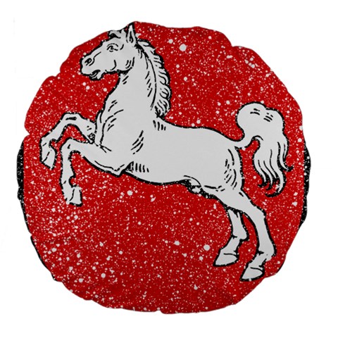 Coat Of Arms Of Lower Saxony Large 18  Premium Flano Round Cushion  from ArtsNow.com Front