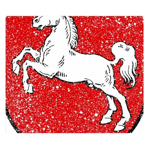 Coat Of Arms Of Lower Saxony Double Sided Flano Blanket (Small) from ArtsNow.com 50 x40  Blanket Back