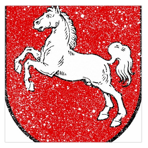 Coat Of Arms Of Lower Saxony Large Satin Scarf (Square) from ArtsNow.com Front