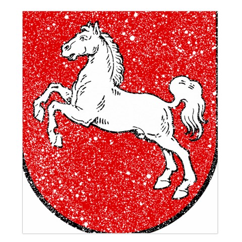 Coat Of Arms Of Lower Saxony Duvet Cover Double Side (King Size) from ArtsNow.com Back