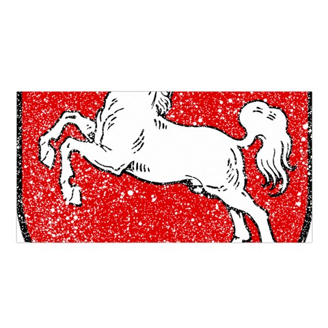 Coat Of Arms Of Lower Saxony Satin Shawl from ArtsNow.com Front