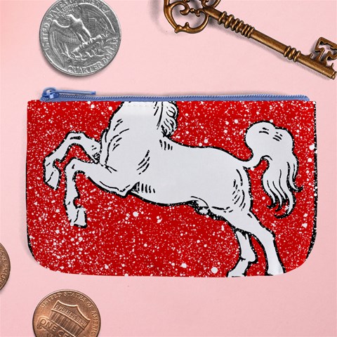 Coat Of Arms Of Lower Saxony Large Coin Purse from ArtsNow.com Front