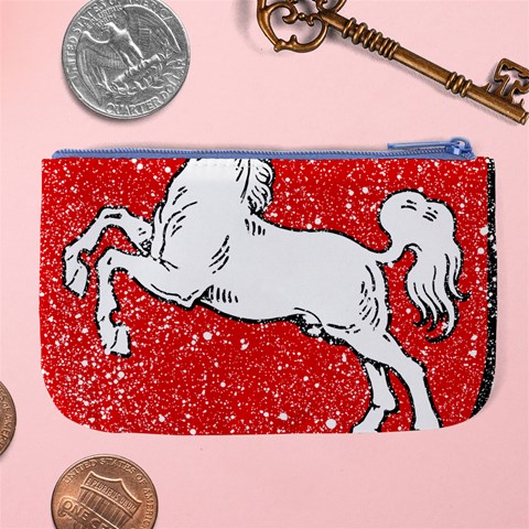 Coat Of Arms Of Lower Saxony Large Coin Purse from ArtsNow.com Back