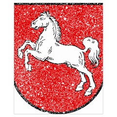 Coat Of Arms Of Lower Saxony Drawstring Pouch (XL) from ArtsNow.com Back