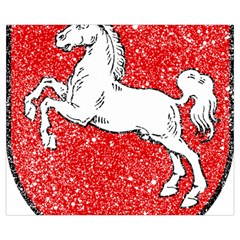 Coat Of Arms Of Lower Saxony Zipper Medium Tote Bag from ArtsNow.com Front