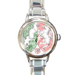 Coat Of Arms Of North Rhine Westfalia Round Italian Charm Watch