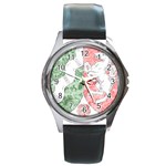 Coat Of Arms Of North Rhine Westfalia Round Metal Watch
