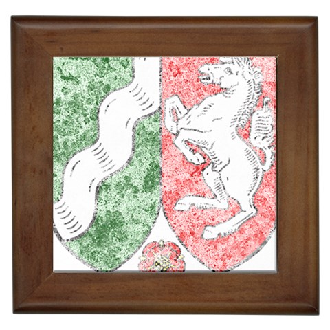 Coat Of Arms Of North Rhine Westfalia Framed Tile from ArtsNow.com Front