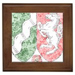 Coat Of Arms Of North Rhine Westfalia Framed Tile