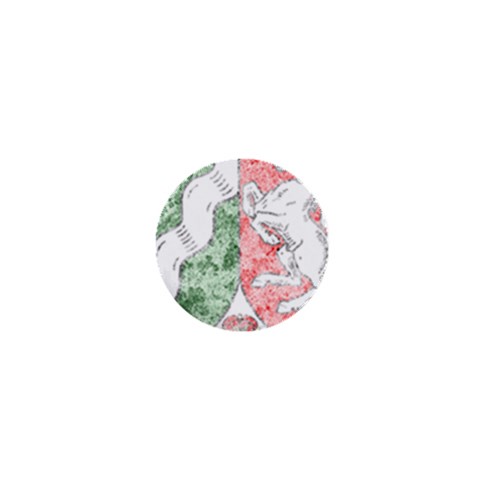 Coat Of Arms Of North Rhine Westfalia 1  Mini Button from ArtsNow.com Front