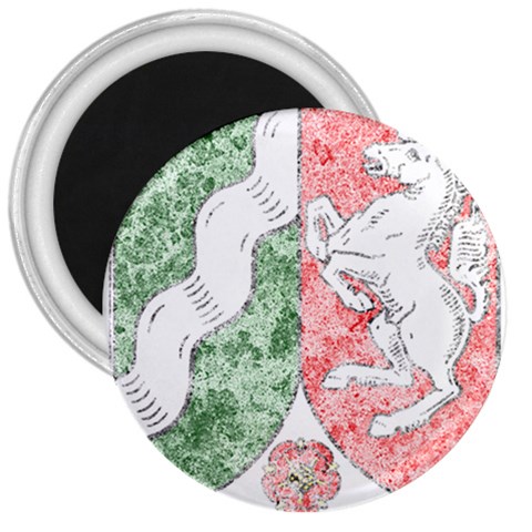 Coat Of Arms Of North Rhine Westfalia 3  Magnet from ArtsNow.com Front