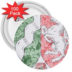 Coat Of Arms Of North Rhine Westfalia 3  Button (100 pack)