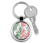 Coat Of Arms Of North Rhine Westfalia Key Chain (Round)
