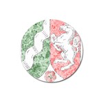 Coat Of Arms Of North Rhine Westfalia Magnet 3  (Round)