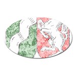 Coat Of Arms Of North Rhine Westfalia Magnet (Oval)