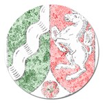 Coat Of Arms Of North Rhine Westfalia Magnet 5  (Round)