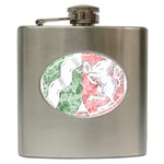 Coat Of Arms Of North Rhine Westfalia Hip Flask (6 oz)