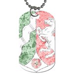 Coat Of Arms Of North Rhine Westfalia Dog Tag (Two Sides)