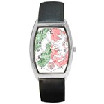 Coat Of Arms Of North Rhine Westfalia Barrel Style Metal Watch
