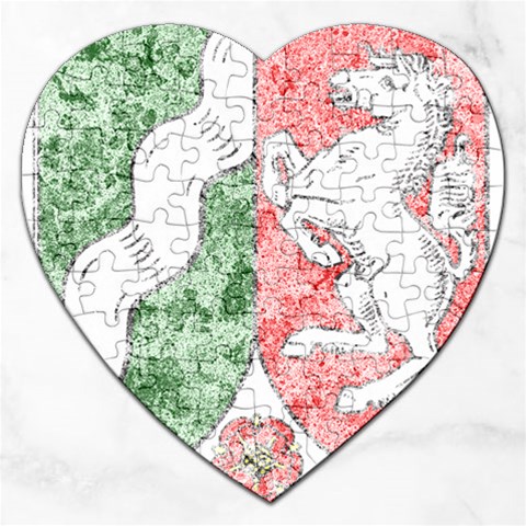 Coat Of Arms Of North Rhine Westfalia Jigsaw Puzzle (Heart) from ArtsNow.com Front