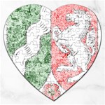 Coat Of Arms Of North Rhine Westfalia Jigsaw Puzzle (Heart)