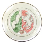 Coat Of Arms Of North Rhine Westfalia Porcelain Plate