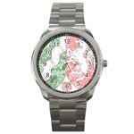 Coat Of Arms Of North Rhine Westfalia Sport Metal Watch