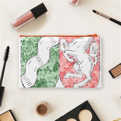 Coat Of Arms Of North Rhine Westfalia Cosmetic Bag (Medium) from ArtsNow.com Back