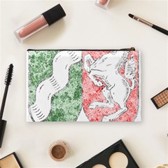 Coat Of Arms Of North Rhine Westfalia Cosmetic Bag (Medium) from ArtsNow.com Back