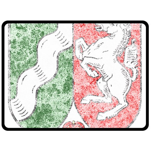 Coat Of Arms Of North Rhine Westfalia Fleece Blanket (Large) from ArtsNow.com 80 x60  Blanket Front