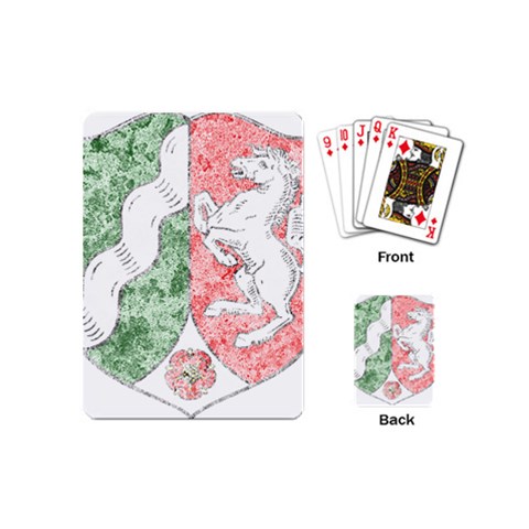 Coat Of Arms Of North Rhine Westfalia Playing Cards Single Design (Mini) from ArtsNow.com Back