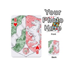 Coat Of Arms Of North Rhine Westfalia Playing Cards 54 Designs (Mini) from ArtsNow.com Front - Heart8