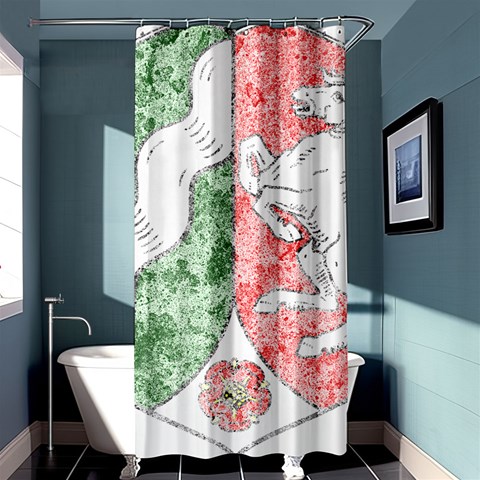 Coat Of Arms Of North Rhine Westfalia Shower Curtain 36  x 72  (Stall) from ArtsNow.com Curtain(36 X72 ) - 33.26 x66.24  Curtain(36 X72 )