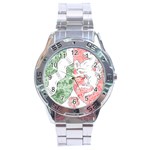Coat Of Arms Of North Rhine Westfalia Stainless Steel Analogue Watch