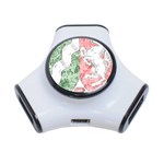 Coat Of Arms Of North Rhine Westfalia 3-Port USB Hub