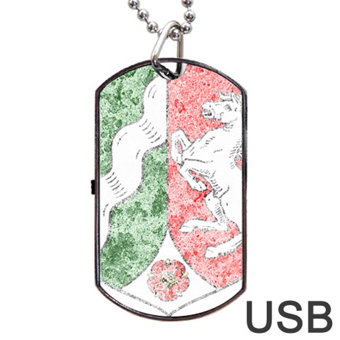 Coat Of Arms Of North Rhine Westfalia Dog Tag USB Flash (One Side) from ArtsNow.com Front