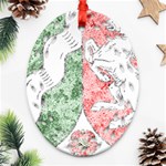 Coat Of Arms Of North Rhine Westfalia Oval Filigree Ornament (Two Sides)