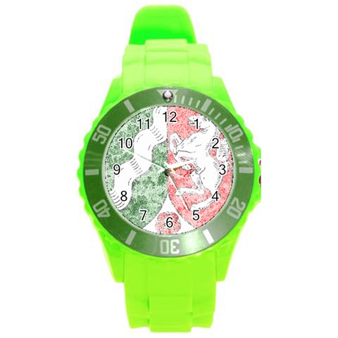 Coat Of Arms Of North Rhine Westfalia Round Plastic Sport Watch (L) from ArtsNow.com Front