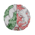 Coat Of Arms Of North Rhine Westfalia Standard 15  Premium Round Cushion 
