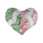 Coat Of Arms Of North Rhine Westfalia Standard 16  Premium Heart Shape Cushion 